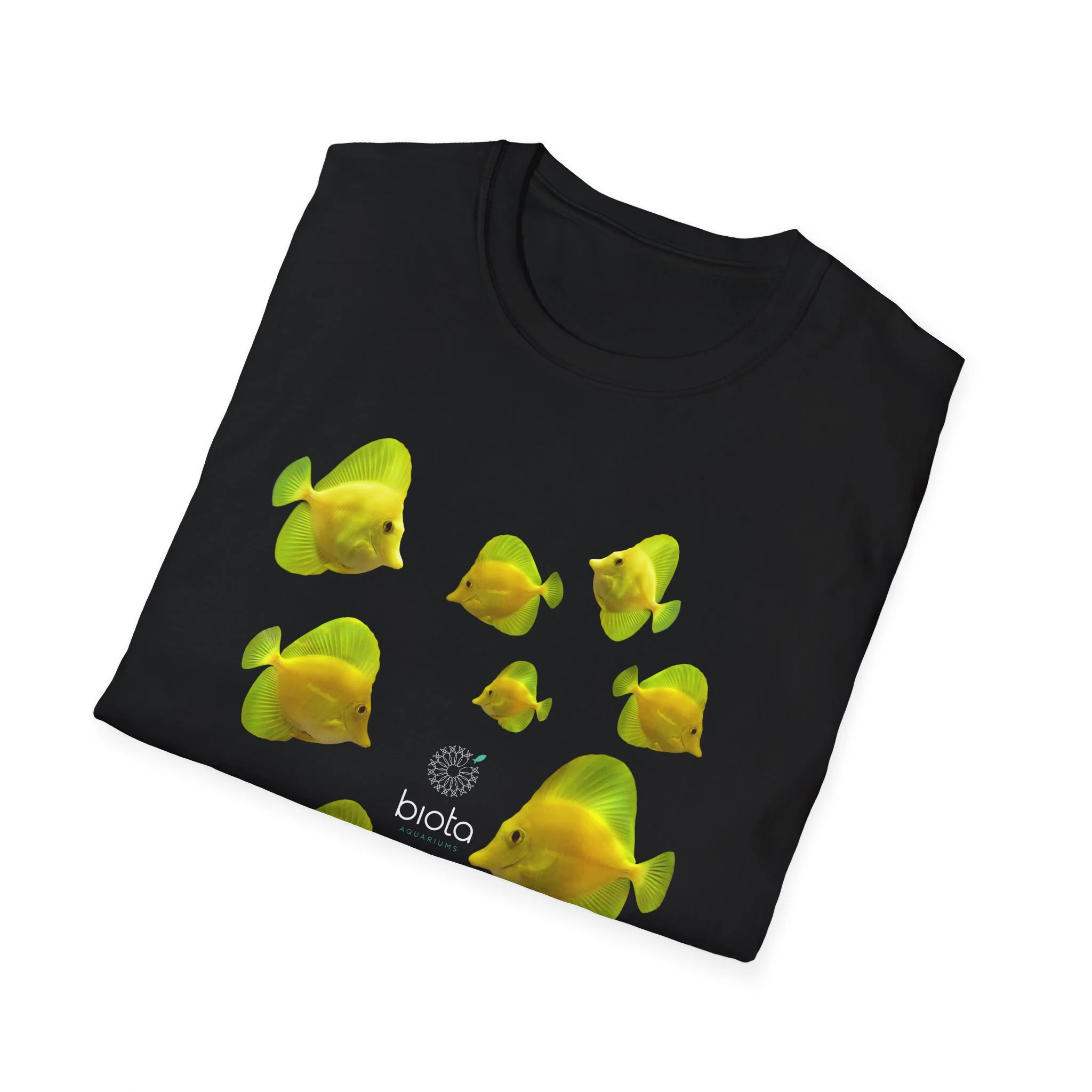 T-Shirt — Tropical Yellow Fish Graphic Tee - Image 10