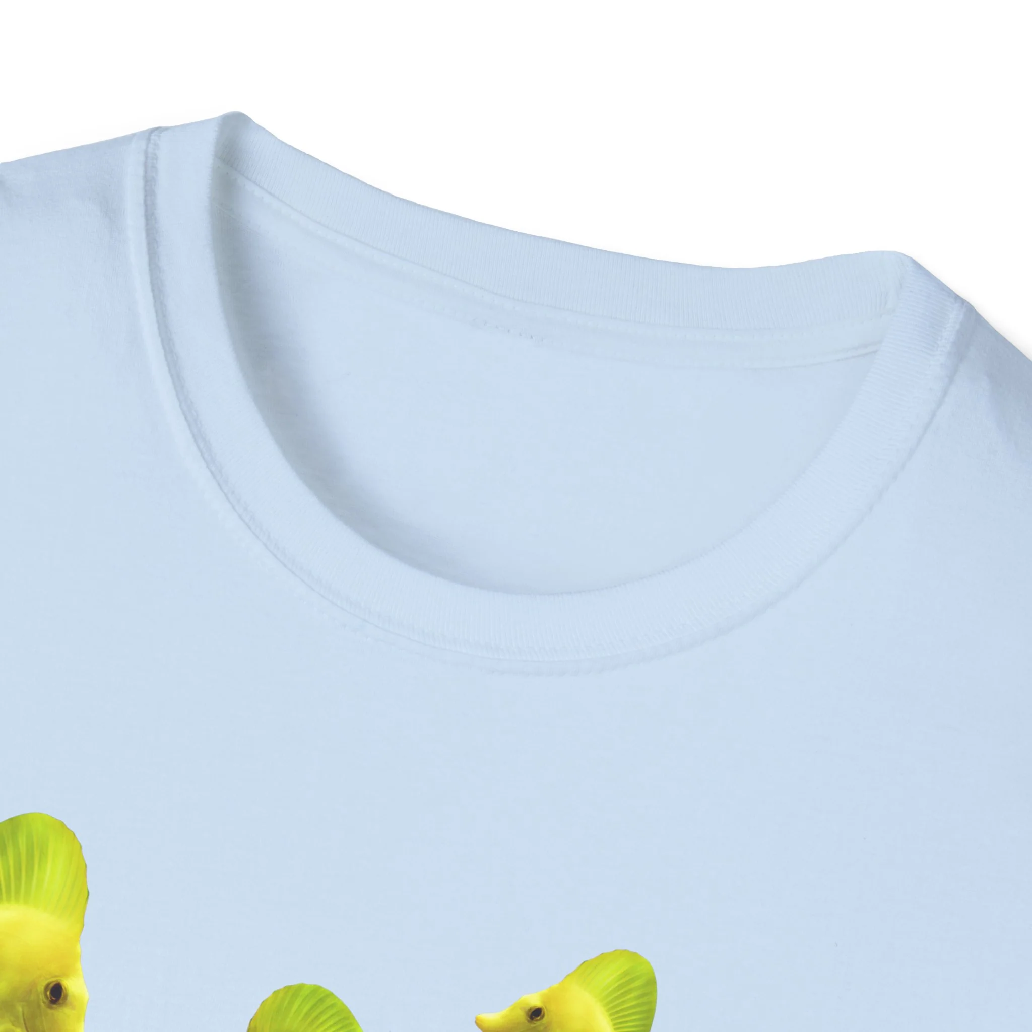 T-Shirt — Tropical Yellow Fish Graphic Tee - Image 15