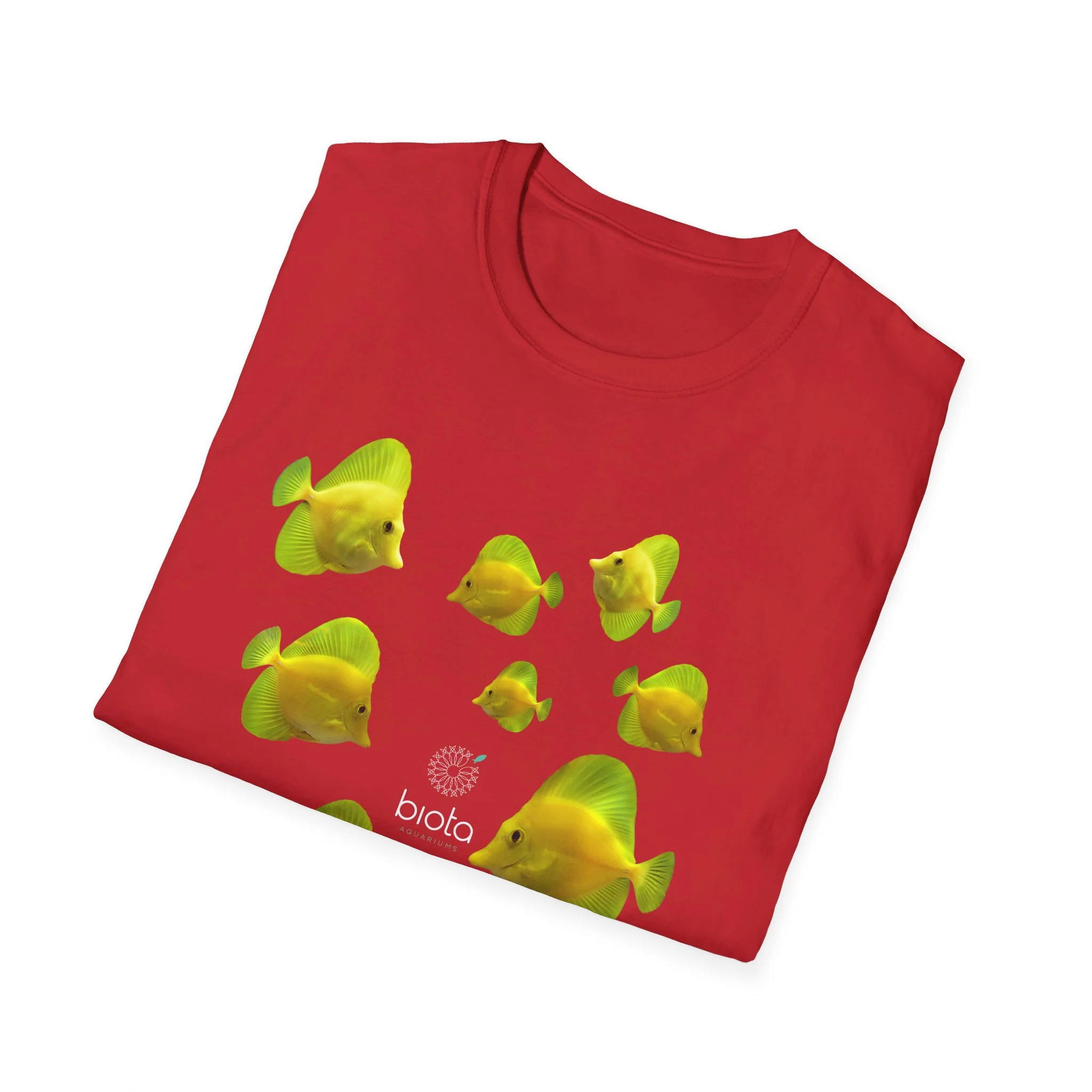 T-Shirt — Tropical Yellow Fish Graphic Tee - Image 25