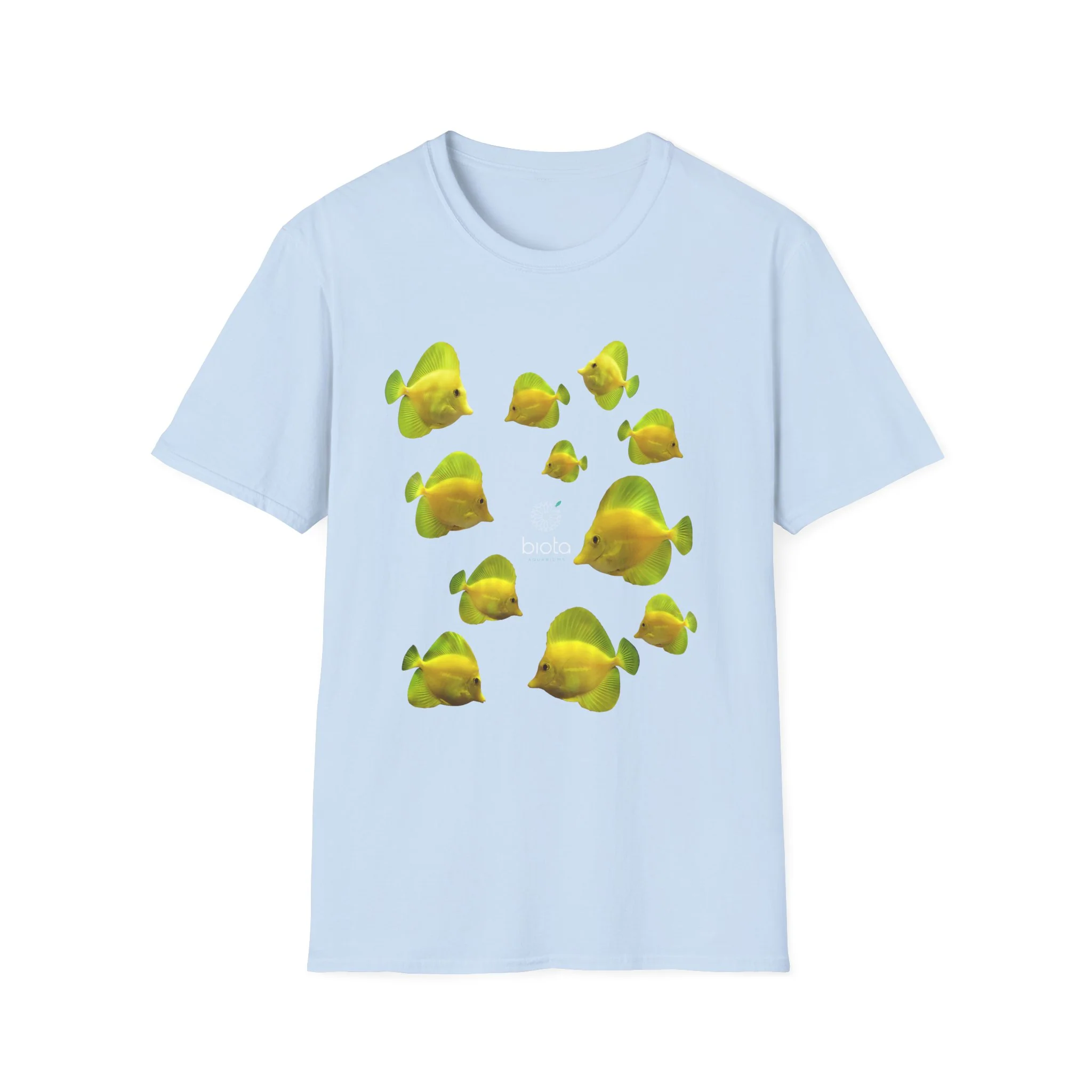 T-Shirt — Tropical Yellow Fish Graphic Tee - Image 3