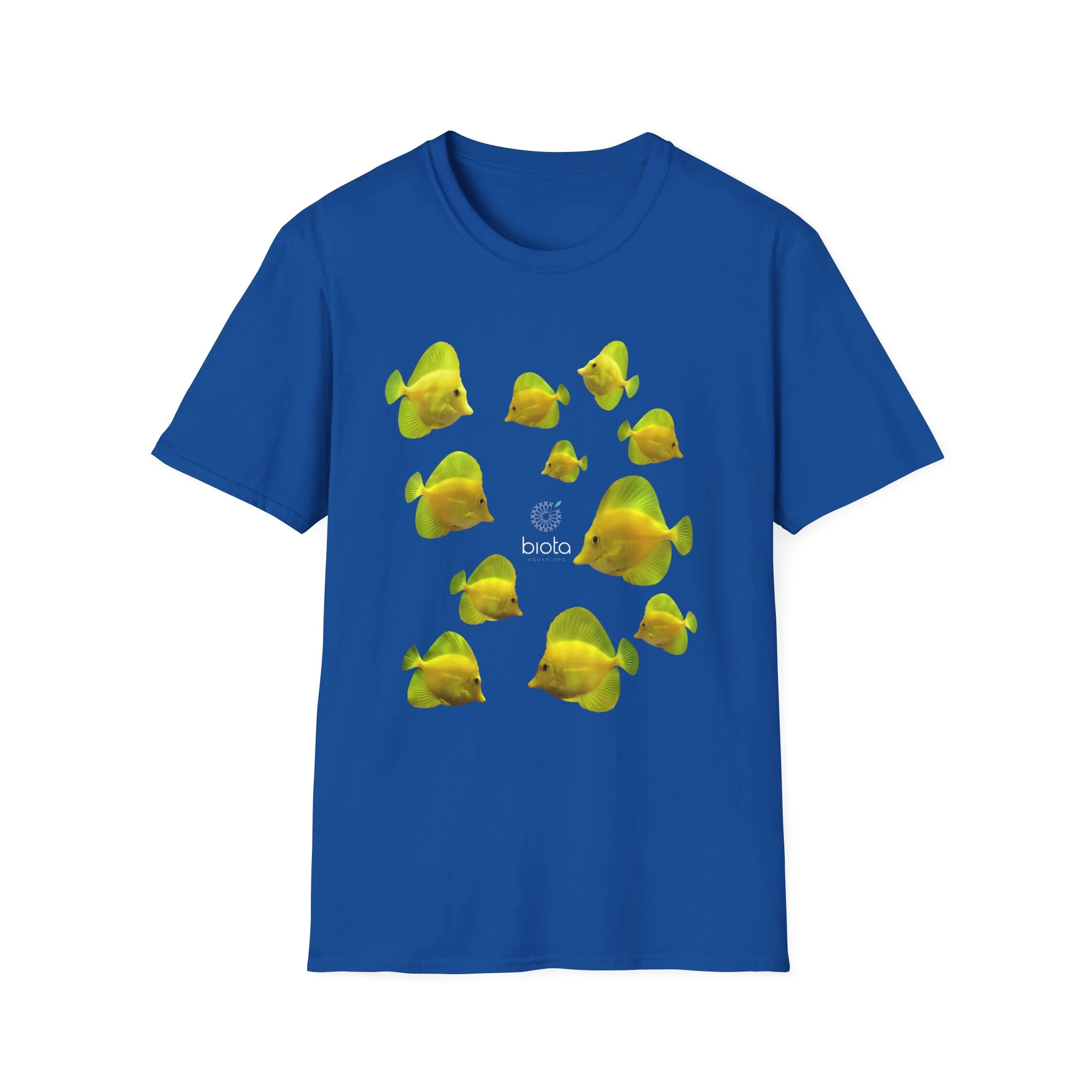 T-Shirt — Tropical Yellow Fish Graphic Tee - Image 4