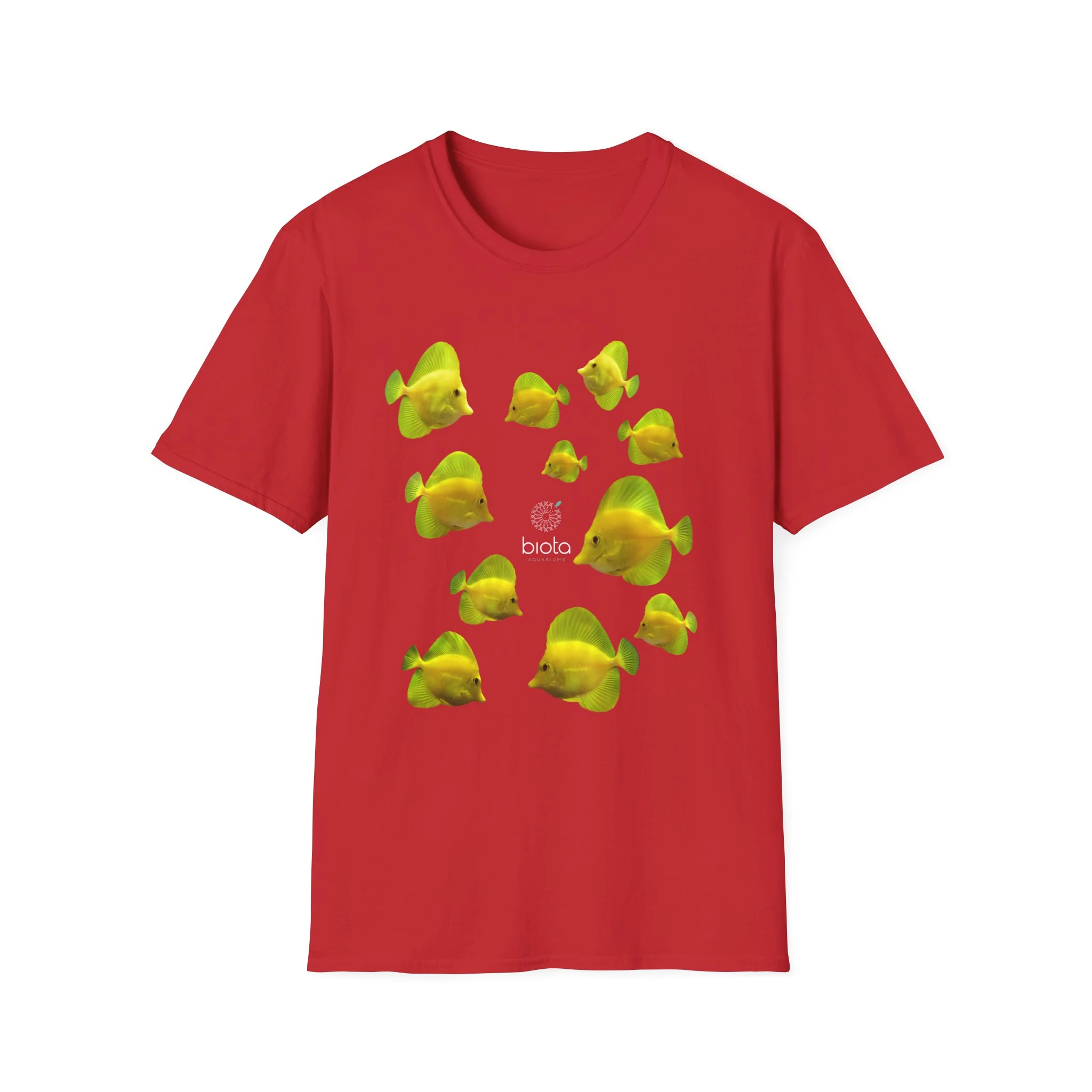 T-Shirt — Tropical Yellow Fish Graphic Tee - Image 6