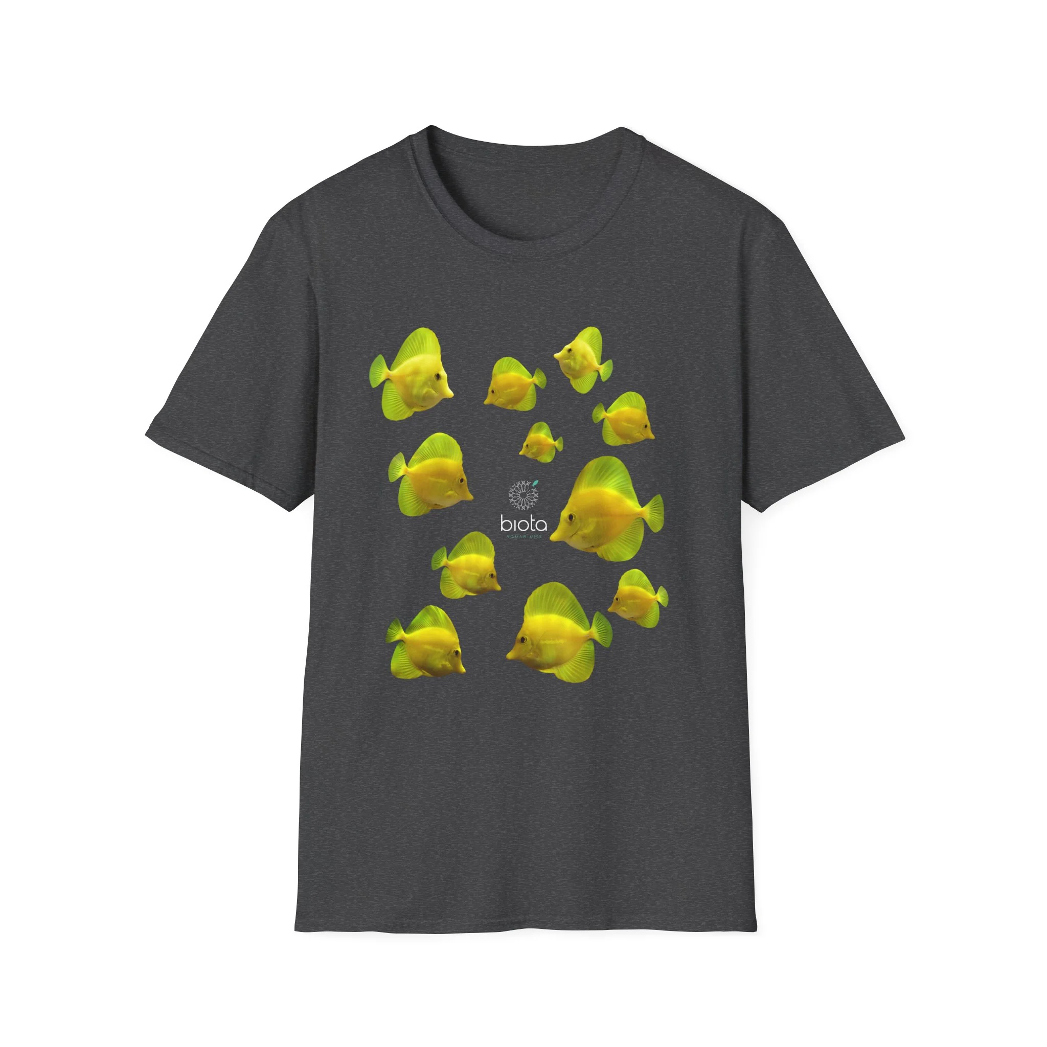 T-Shirt — Tropical Yellow Fish Graphic Tee - Image 7