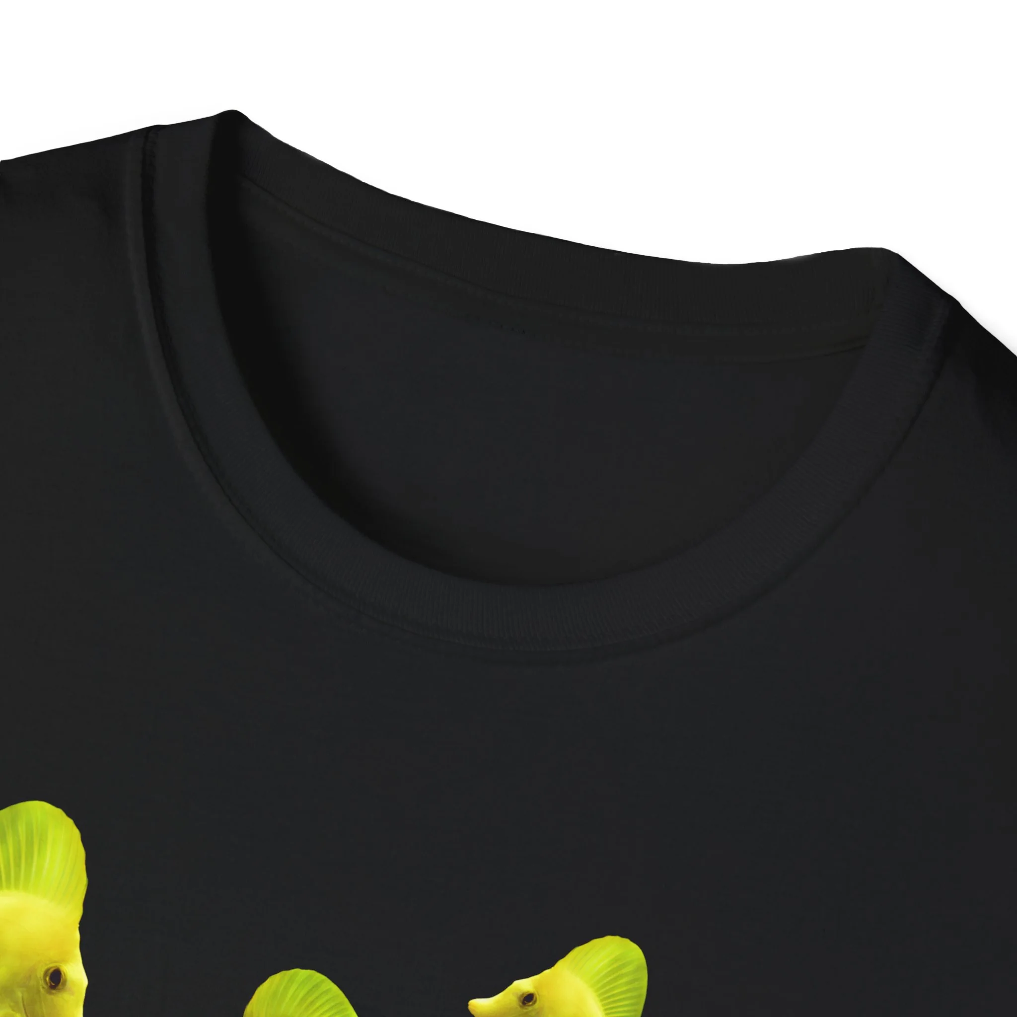 T-Shirt — Tropical Yellow Fish Graphic Tee - Image 9